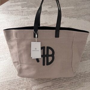 Anine Bing Beige Tote Bag